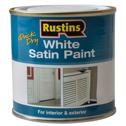 Rustins White Satin Paint