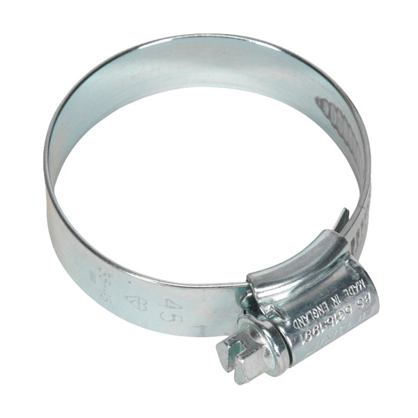 Sealey HCJ2 Hi-Grip Hose Clips Zinc Plated Ø40-55mm Pack Of 20