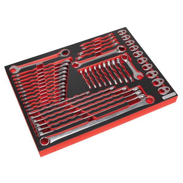 Sealey Tool Trays with Spanner Set | Rapid Online