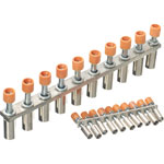 Europa 10-Way Insulated Jumper Bar Shorting Links for DIN Rail