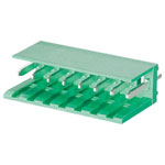 TE Connectivity 280609-1 Ampmodu I Pin Header Vertical Shrouded Tin 1x2P Green