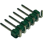 TE Connectivity 826631-3 Ampmodu II Low Cost Header Right Angle Gold 1x3P Green