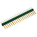 TE Connectivity 826629-6 Ampmodu II Pin Header Vertical Gold 1 x 6P Green