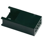 TE Connectivity 280637 Ampmodu II Pin Housing 2 x 4P Black