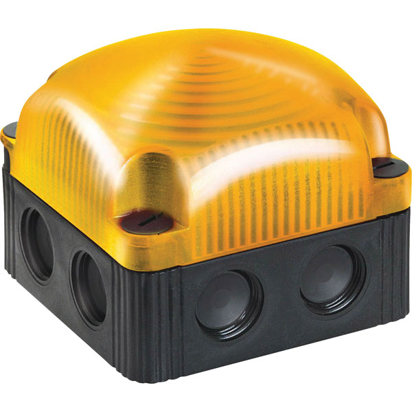 Werma Signaltechnik LED Double Flash Beacon, Yellow | Rapid Electronics