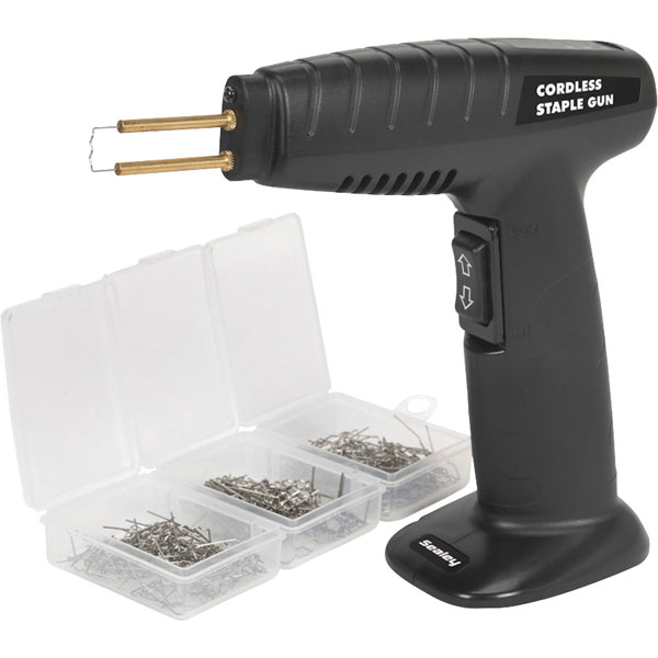 Sealey Plastic Repair Hot Staple Gun and Staples Rapid Online