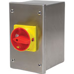 Europa 4-Pole Rotary Boxed Isolator Switches Stainless Steel Enclosure