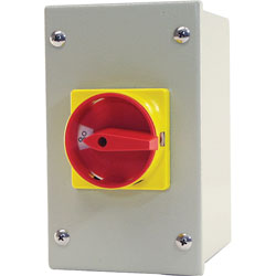 Europa 4-Pole Rotary Boxed Isolator Switches Steel Enclosure