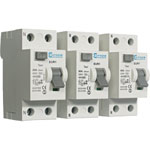 Europa 2-Pole Residual Current Circuit Breakers (RCCB) 6kA DIN Rail Mount