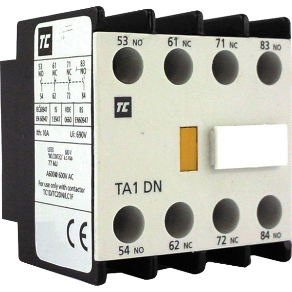  TA1-DN20 Top Mount Auxilliary Block For Contactor 2NO