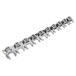 Sealey Crow's Foot Open End Spanner Sets - 3/8in Sq Drive Metric