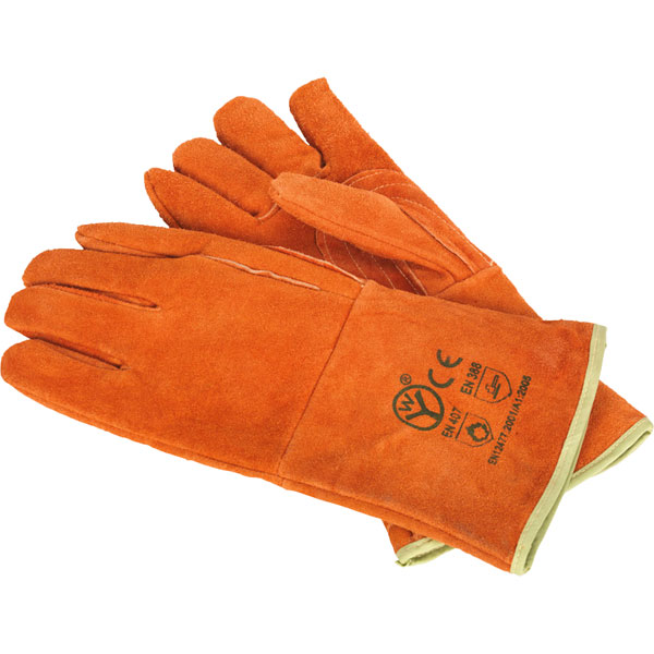 Worksafe SSP151 Leather Welding Gauntlets Lined Heavy-Duty Extra-L...