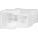 TE 180907 250 Fastin-Faston Crimp Receptacle Housing A 1x2P Natural