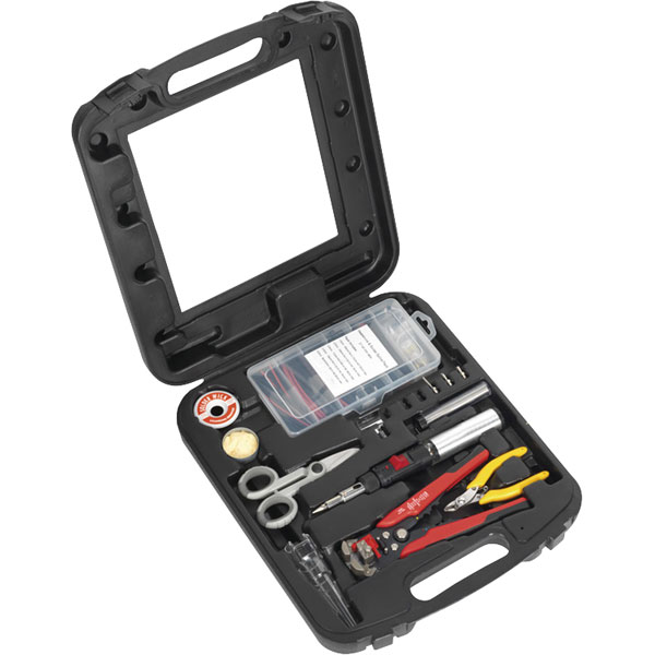 Sealey SD400K Professional Soldering Iron and Heating Tool Kit