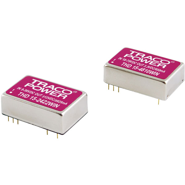 TracoPower THD 15-2422WIN DC-DC Converter 15W 24V +/-12V