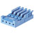 TE 281786-5 HE14 IDC Cable Socket 180 Degree 1 x 5P 28-26AWG Blue