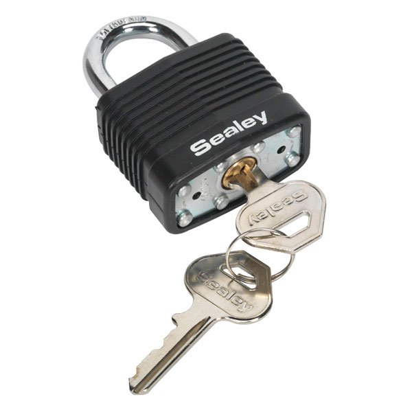 Sealey PL603L Steel Body Combination Padlock Long Shackle 62mm