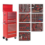 Sealey Tool Chest Combi 14 Drawer - BB Runners and Tool Kit 446 pieces