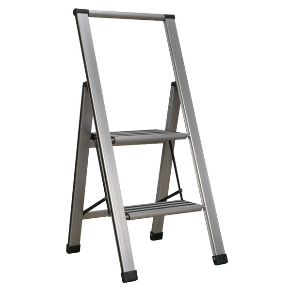  APSL2 Aluminium Professional Folding Step Ladder 2-Step 150kg Capacity