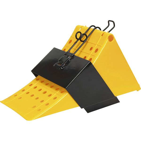 Sealey CV127 Wheel Chock with Bracket - Commercial