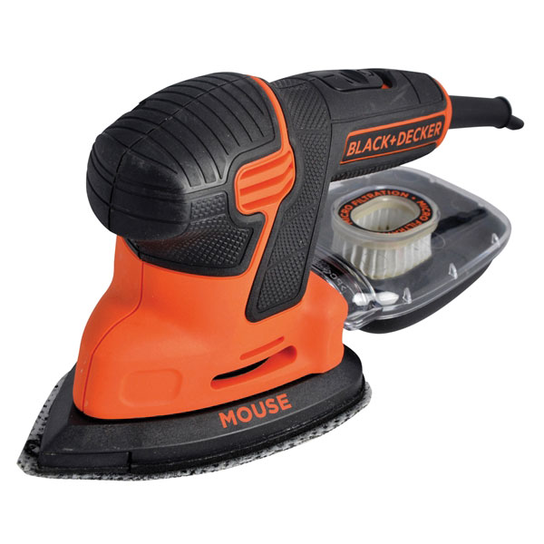 Black+Decker KA2500K-GB Compact Mouse Sander 120W