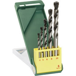 Bosch Carbide Twist Drill Concrete Set Straight Shank