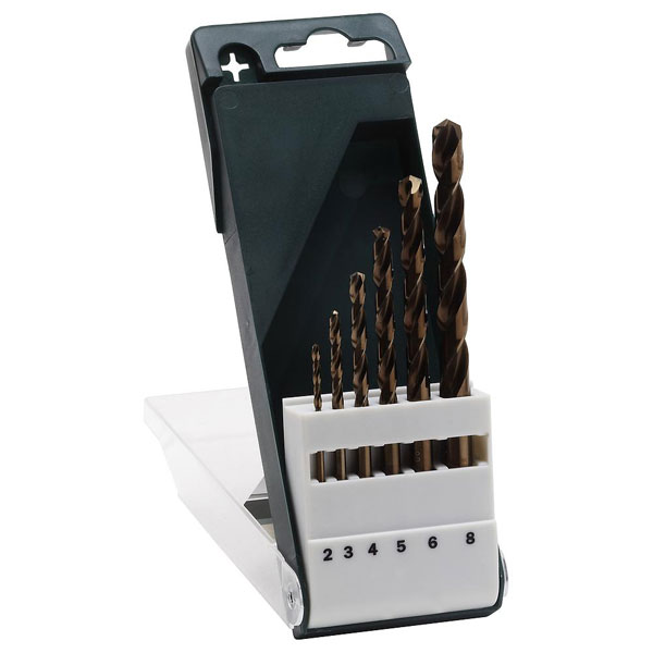 Bosch 2607019926 Twist Drill Set HSS-CO DIN 338 Straight Shank 1.5...