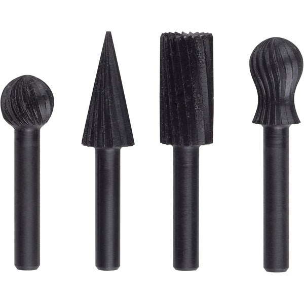 Bosch 2609255303 Rotary File Set For Freehand Milling 4-pcs