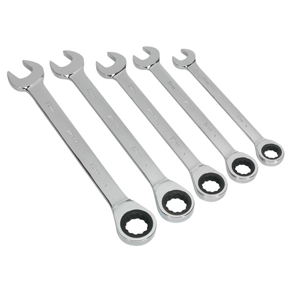 Click to view product details and reviews for Siegen S0985 Combination Ratchet Spanner Set 5pc Metric.