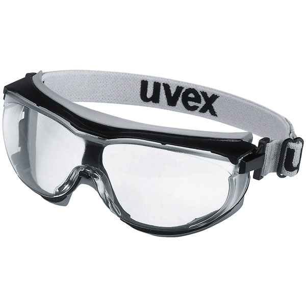 uvex 9307.375 carbonvision Safety Goggles - Black/Grey - Clear Lens