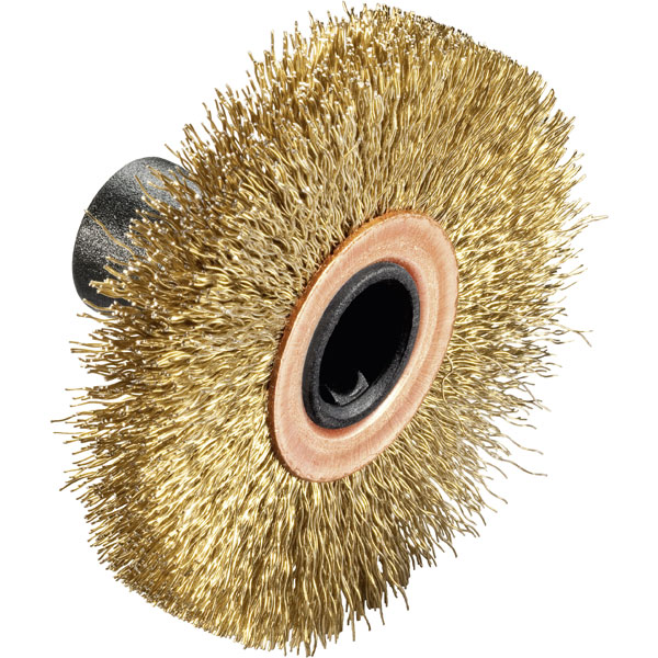 Bosch 1600A00159 Wire Wheel Brush Ø 44mm Brass Coated Wire BM10 fo...