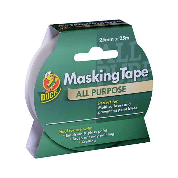 Duck Tape® 232316 All Purpose Masking Tape 25mm x 25m