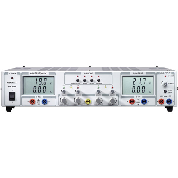 VOLTCRAFT VSP 2405 409W 3 Output Remotely Controllable Variable DC...