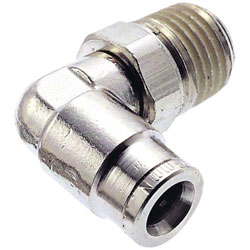 Norgren 101471028 Pneufit 90° Swivel Elbow Adaptor 10mm Hose O/D to R1/4 BSP