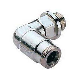 Norgren 102470618 Pneufit 90° Swivel Elbow Adaptor 6mm Hose O/D to G1/8 BSP