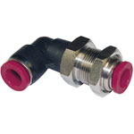 Norgren Pneufit C C00490600 Bulkhead Union Elbow 6mm Hose O/D M14 x 1 Thread