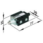Norgren M1553 Series Pneumatic Manual Poppet Valves
