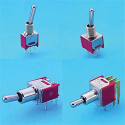 Salecom Sub-Miniature PCB Mount Toggle Switches