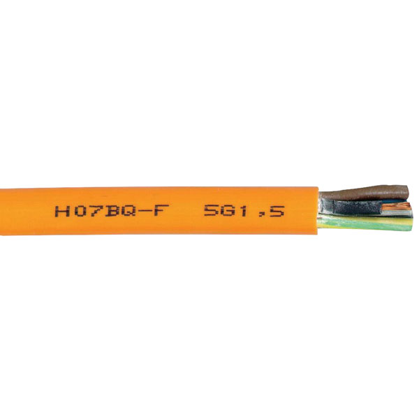 de wind is sterk betreden zich zorgen maken Faber Kabel 051206 Connection Cable H07BQ-F 3 x 2.5mm² Orange | Rapid Online