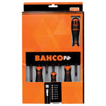 Bahco B219.016 BahcoFit Screwdriver Set Slot/PZ - 6 Piece