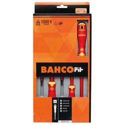 Bahco BahcoFit Insulated VDE Screwdriver Sets Slotted/PZ