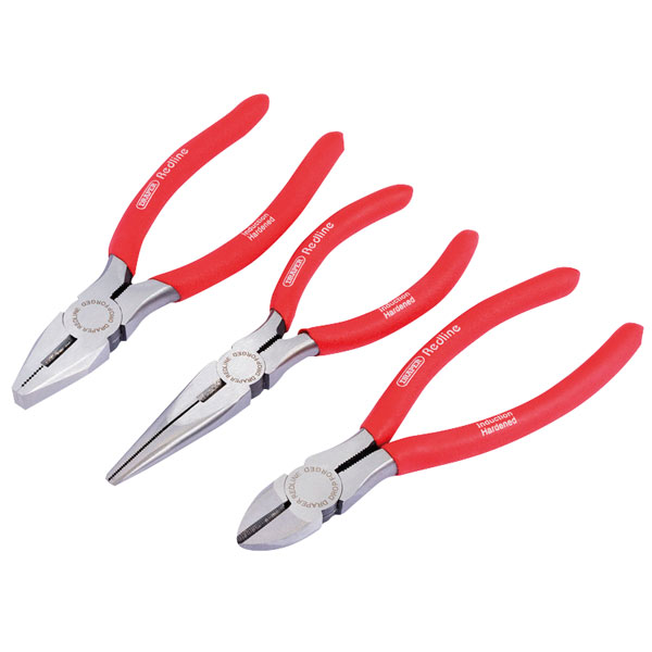 Click to view product details and reviews for Draper Redline 67924 160mm Pliers Set With Pvc Dipped Handles 3 Piece.