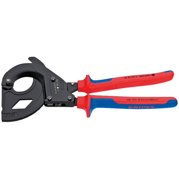 Knipex 95 32 315 A Cable Cutters (Ratchet) For Steel Wire Armoured...