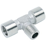 ICH ISOR/ISO G T Connectors 60 bar Nickel Plated Brass