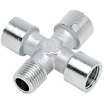 ICH ISO G/ISO R Cross Connectors 60 bar Nickel Plated Brass