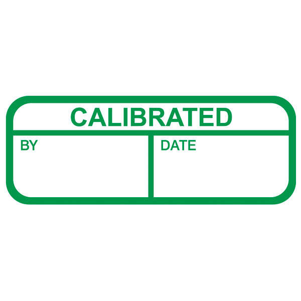 Calibrated Labels, Black Tamper Proof, 40 x 15mm, Pack Of 120