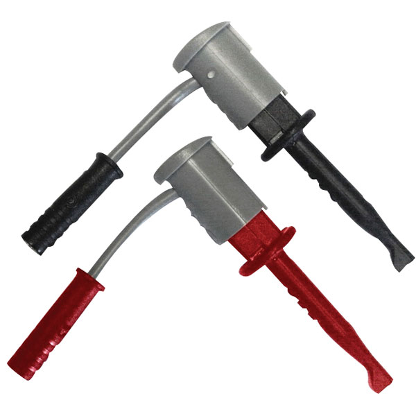 Peak LCRLHP2 Replacement Red/Black hook probes for LCR (2mm connec...