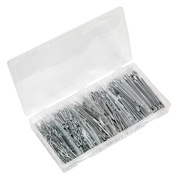  AB001SP Split Pin Assortment 555pc Small Sizes Imperial & Metric