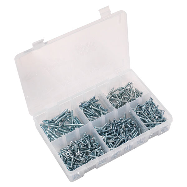 Sealey Self Tapping Screw Assortments | Rapid Electronics