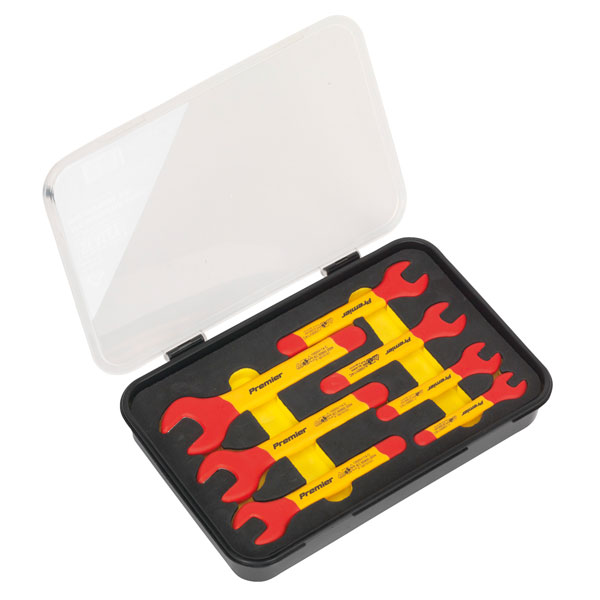 Click to view product details and reviews for Sealey Ak63171 Insulated Open End Spanner Set 7pc Vde Approved.